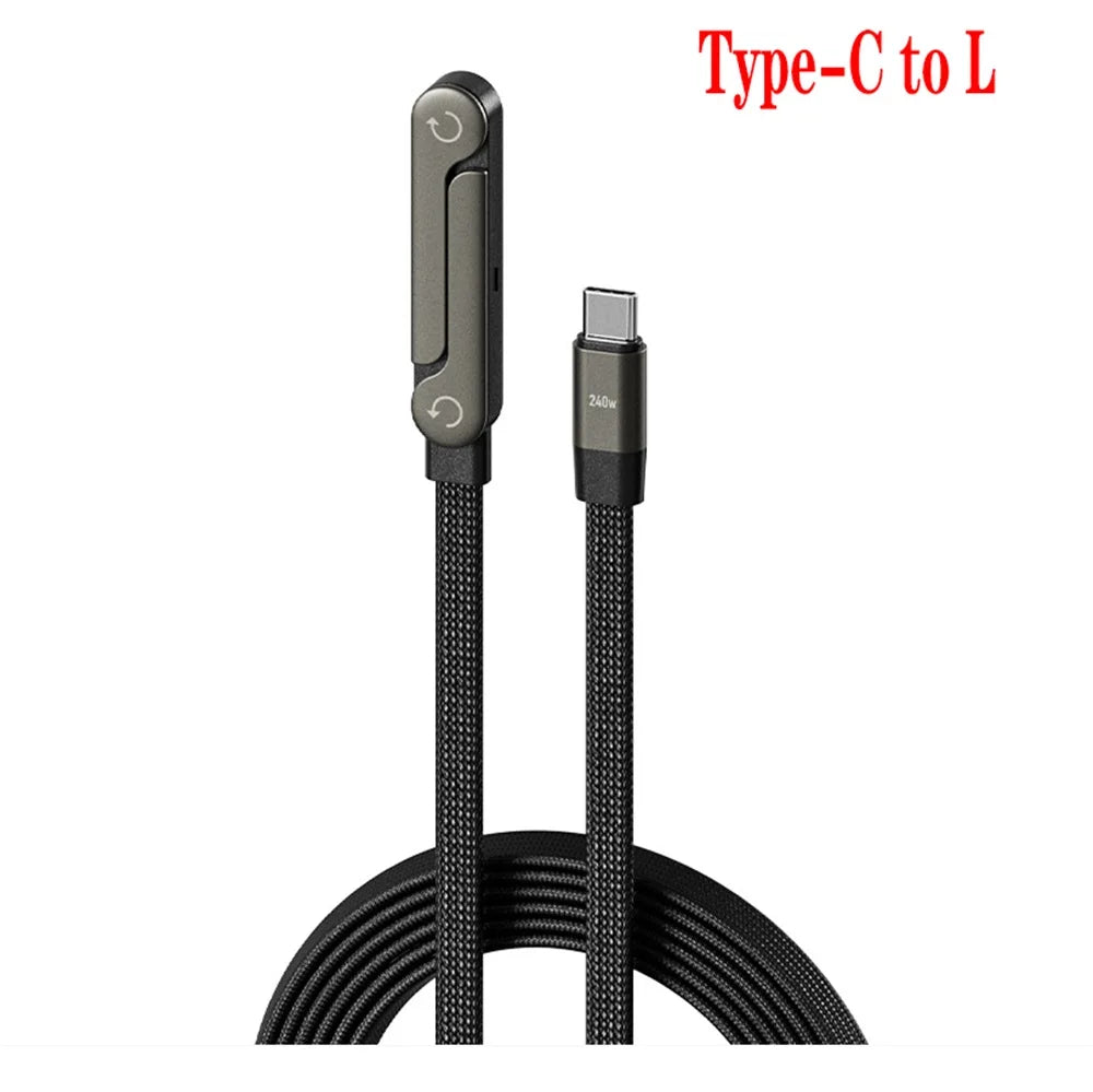 240W Foldable Charging Cable & Phone Stand