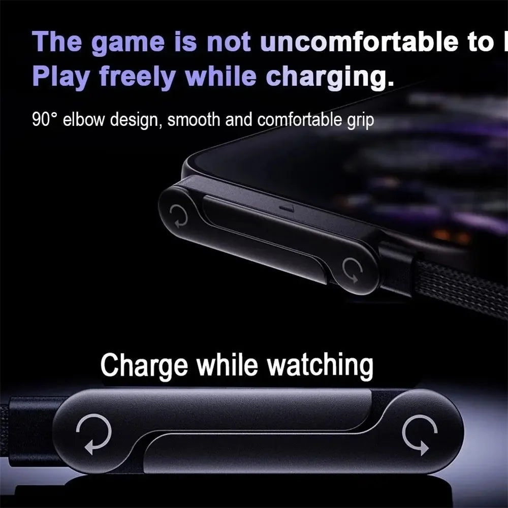 240W Foldable Charging Cable & Phone Stand