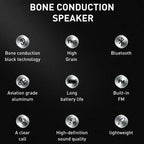 Bone Conduction Speaker Bluetooth -Compatible